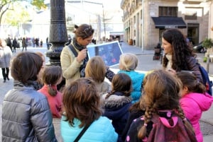Barcelona: Barrio Gótico Dragon Tour for familier