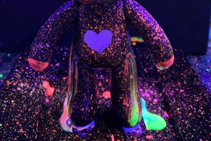 Barcelona: Fluorescerande målning av björnstenar | Vin och konst