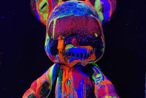 Barcelona: Fluorescerande målning av björnstenar | Vin och konst