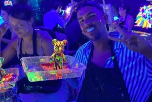 Barcelona: Fluorescerande målning av björnstenar | Vin och konst