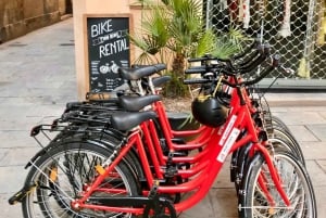Barcelona: Sykkelutleie med kart og lokale anbefalinger