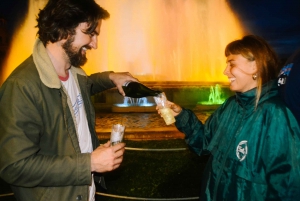 Barcelona Bike Tour by Night with Cava and Fountain Show