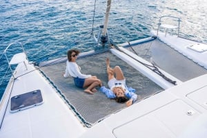 Barcelona: Catamaran Cruise w/ Sailing, Swim, Wine, & Tapa
