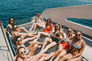 Barcelona: Boat Party with Paella Lunch and Swim