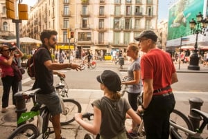 Barcellona: Tour in barca, biglietto per la funivia e tour in bici elettronica