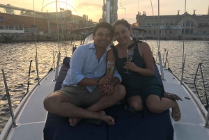 Barcelona: Boat trip with cava in amazing sailboat