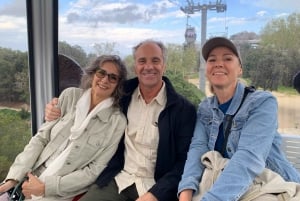 Visite du téléphérique de Barcelone, de la fontaine magique et du château