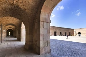 Visite du téléphérique de Barcelone, de la fontaine magique et du château