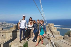 Barcelona kabelbaan, uitzicht op de hemel, magische fontein & kasteelbezoek