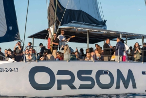 Barcelona: Crucero en catamarán con música de jazz en directo opcional