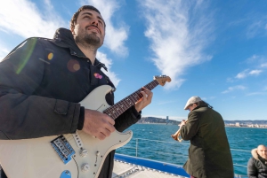 Barcelona: Crucero en catamarán con música de jazz en directo opcional