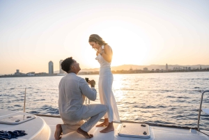 Barcelona: Pedida de Mano en Catamarán