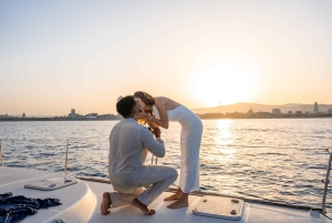 Barcelona: Pedida de Mano en Catamarán