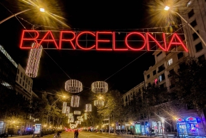 Barcelona: wycieczka piesza – świąteczne światła i ukryte uliczki