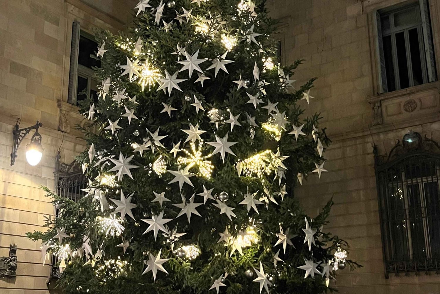 Barcelona: Sykkeltur med julelys og markeder