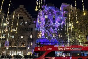 Barcelona: Sykkeltur med julelys og markeder