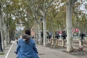 Barcelona: Sykkeltur med julelys og markeder