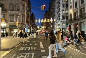 Barcelona: Sykkeltur med julelys og markeder