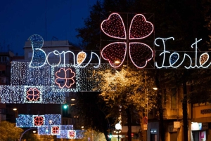Barcelona: passeio de autocarro aberto com luzes de Natal
