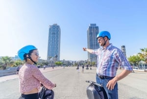 Barcellona: Tour guidato in Segway della città e del mare