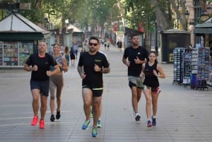 Barcelona: City Highlights Guided Running Tour