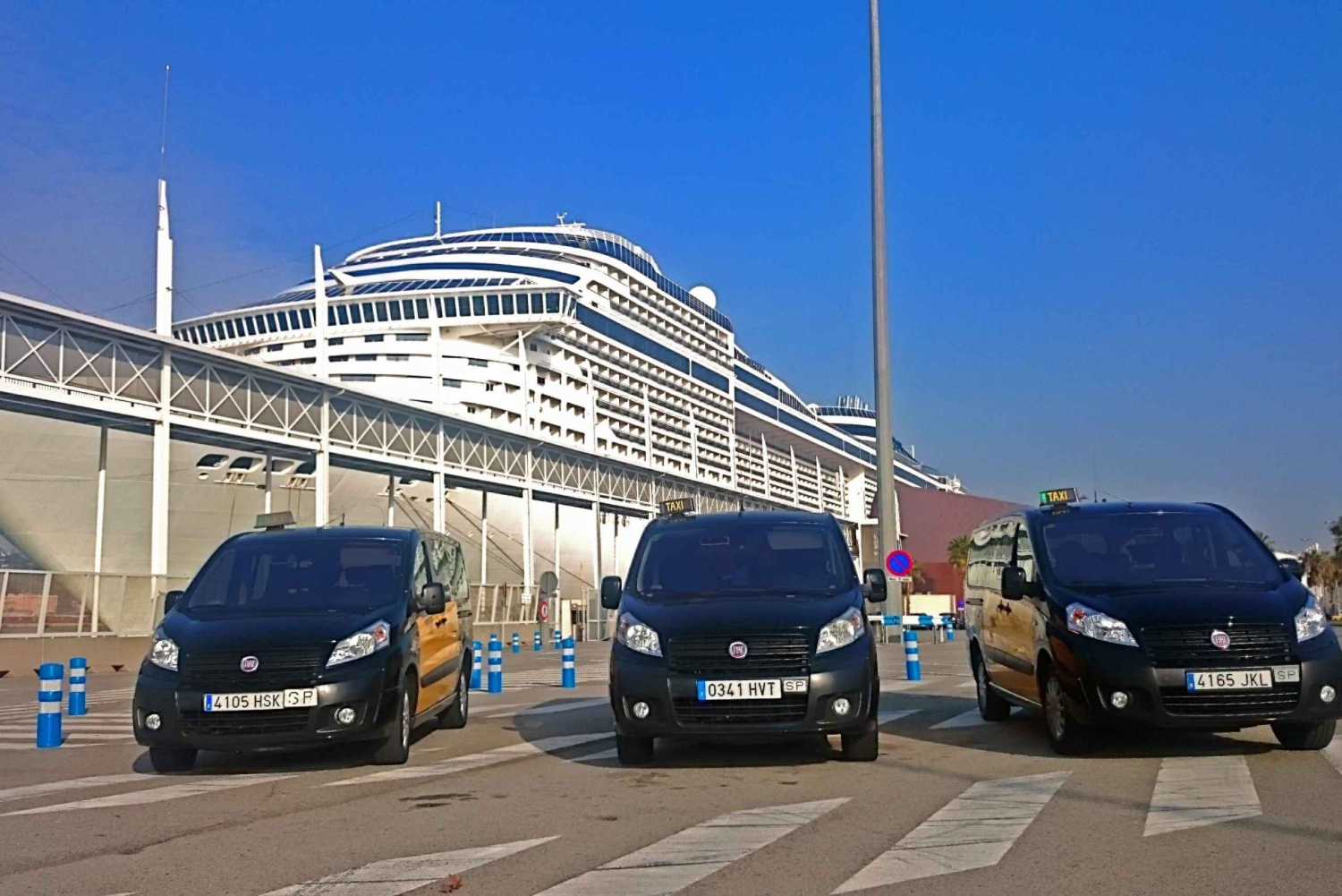 Barcelona: privétransfer enkele reis van hotel naar cruiseterminal