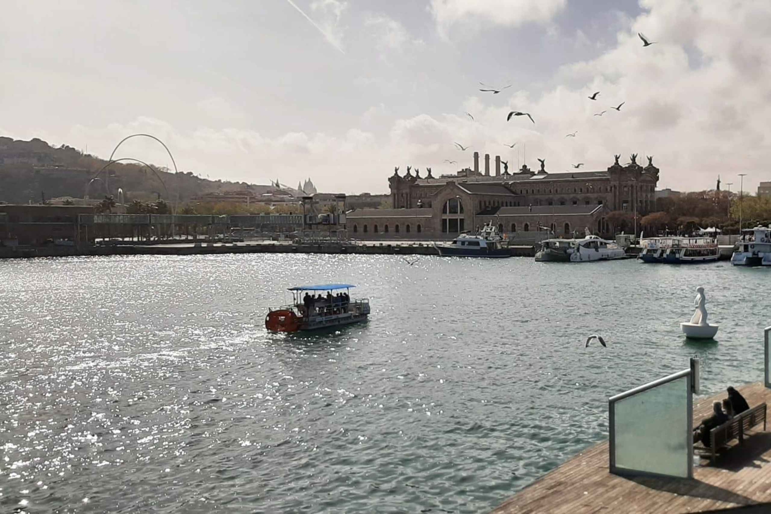 Barcelona: Katamaran-krydstogt med byudsigt og musik