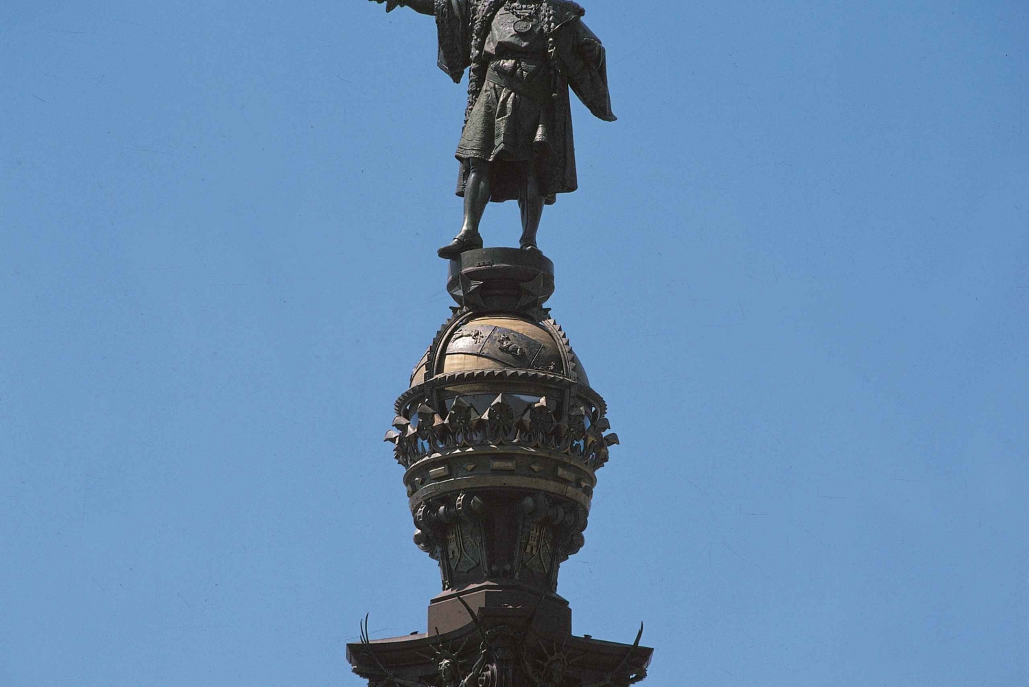 Barcellona: monumento a Cristoforo Colombo