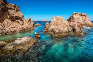 Barcelona: Costa Brava Kayak, Snorkel & Cliff Jump & Lunch