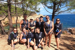 Barcelona: excursión en kayak y snorkel por la Costa Brava con almuerzo incluido.