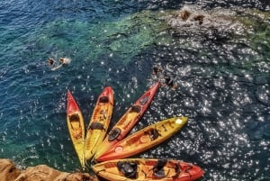 バルセロナ発：カヤック＆ラグーンシュノーケリング付きコスタ・ブラバツアー