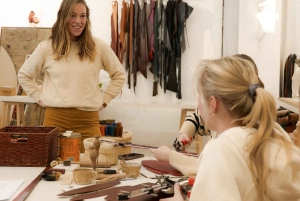 Barcelona: Crea tu propio bolso de piel, Taller práctico