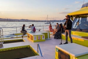 Barcelona: Daytime or Sunset Catamaran Cruise with Music