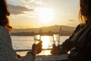 Barcelona: Daytime or Sunset Catamaran Cruise with Music