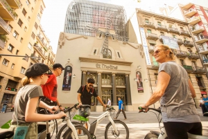 Barcelona: E-Bike Tour, Cable Car Ticket and Sailboat Trip
