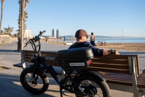 バルセロナ：E-ファットバイクのレンタルで、街を楽々と探索