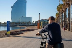 バルセロナ：E-ファットバイクのレンタルで、街を楽々と探索