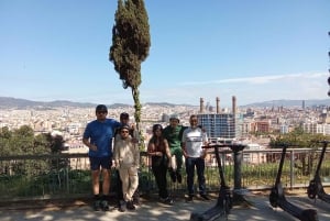 Barcelona: e-scooter e passeio de bicicleta