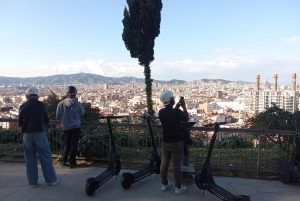 Barcelona: e-scooter e passeio de bicicleta