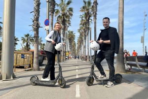 Escursione in scooter elettronico a Barcellona