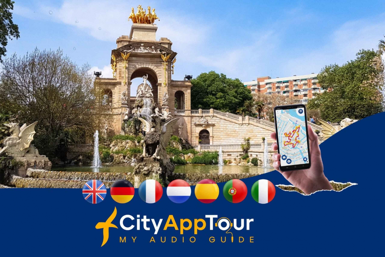 Barcellona El Born: tour guidato a piedi con audioguida sull'app