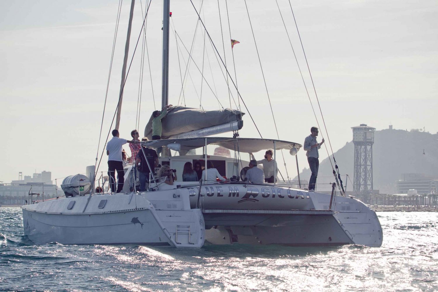 Barcelona: Exclusive Catamaran Sailing Experience