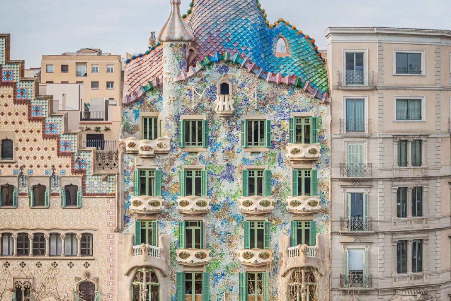 Barcelona: Casa Batlló Fast-Track Opastettu kierros.