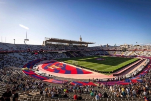 Barcelona: Omvisning på FC Barcelonas kampdag på Olympiastadion
