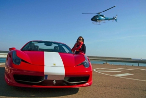 Barcelona: Ferrari Driving and Helicopter Experience