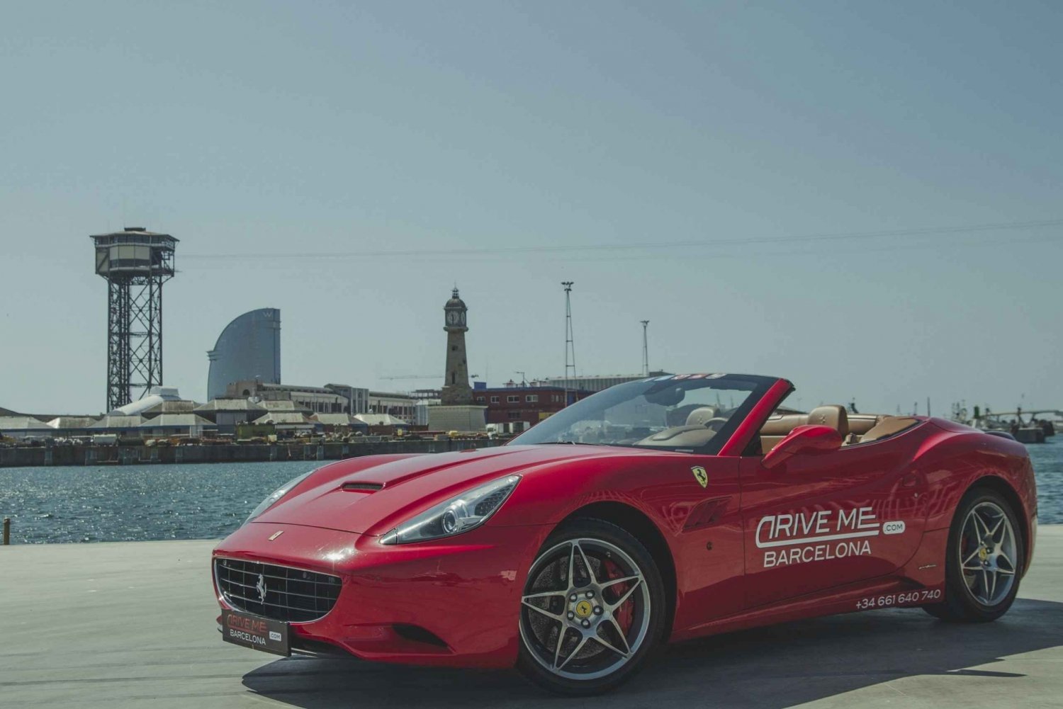 Barcelona: Ferrari Driving & Jet Ski Experience
