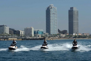Barcelona: Ferrari Driving & Jet Ski or Sailing Experience