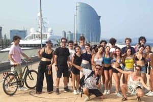 Barcelona First Time: City bike tour highlights with locals