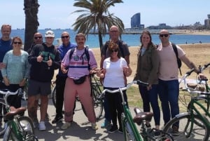 Barcelona First Time: City bike tour highlights with locals