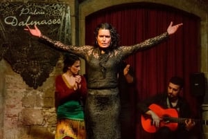 Barcelona: Tapas och vin med flamencoshow i gamla stan